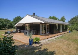 Fjordnahes Ferienhaus mit Wintergarten und Kamin in Bork Havn 