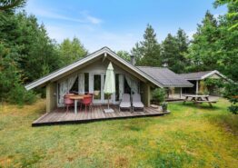 Idyllisk træsommerhus med 3 terrasser og masser af hygge