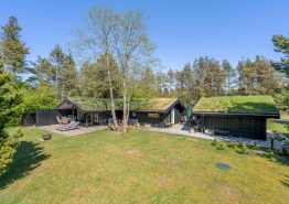 Charmerende, renoveret sommerhus midt i naturen med bålplads