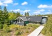 Klassisk træsommerhus med sauna og stor terrasse (billede 1)