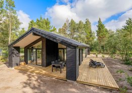 Familievenligt sommerhus med brændeovn tæt på naturen