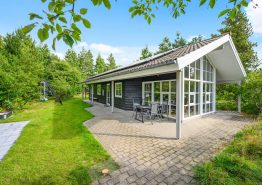 Lichtdurchflutetes Ferienhaus mit Kamin und Ladeanschluss