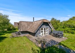 Hyggeligt stråtækt feriehus med brændeovn i Bork Havn. Kat. nr.:  35104, Prammen 7;