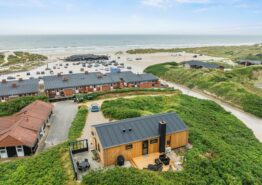 Ferienhaus in Henne Strand mit Meerblick von der Terrasse