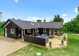 Tolles Luxus-Ferienhaus in Henneby mit Sauna und Außenwhirlpool