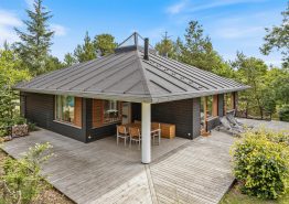 Skønt, lyst sommerhus med sauna til 6 personer i Henneby