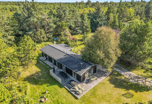 Gemütliches Sommerhaus in Vejers mit Feuerstelle und Badetonne