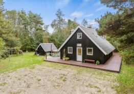 Firestjernet sommerhus med vildmarksbad og udesauna