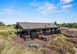 Sommerhus med brændeovn og udebruser ved Grærup Strand. Kat. nr.:  52159, Revlingevej 15;