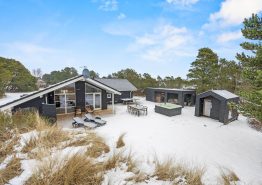 Dejligt sommerhus i Blåvand med udendørs sauna, spa og bordtennis
