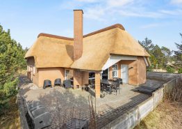 Gepflegtes Ferienhaus in Sackgassenlage, 1 Hund – 400 m Strand