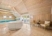 Renoveret poolsommerhus med spabad, sauna og indhegnet grund (billede 16)