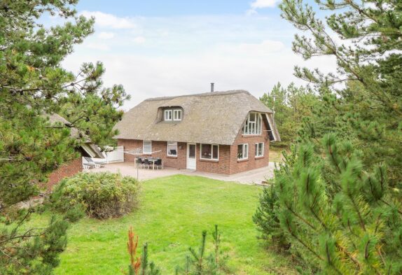 Solides Ferienhaus unter Reet mit Sauna und Whirlpool