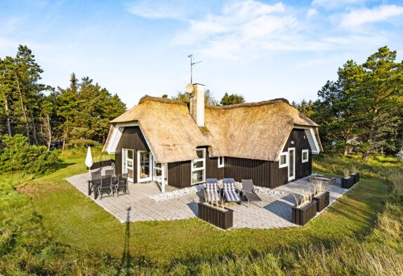 Gepflegtes Reetdachhaus mit Sauna und Whirlpool in Blåvand