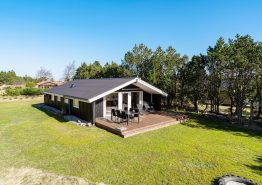 Hyggeligt feriehus med brændeovn og skøn solrig terrasse