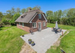 Feriehus i Blåvand på ugenert grund med spabad og sauna