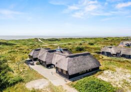 Schönes Sommerhaus mit Pool, Whirlpool und Sauna – 100 m zum Strand