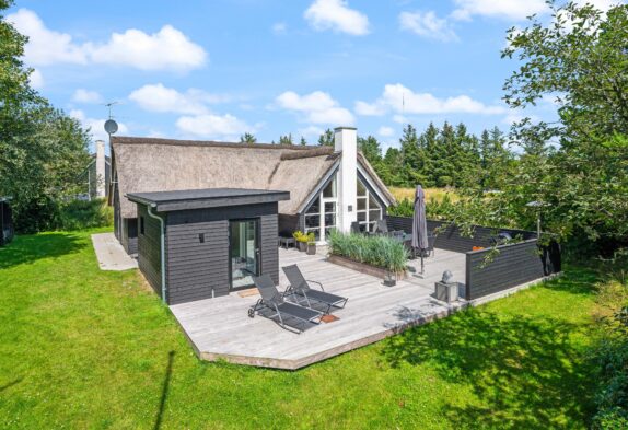 Schickes Reetdach Haus mit Sauna und Whirlpool für 10 Personen