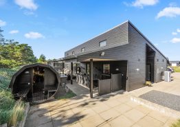 Perfektes Ferienhaus in Blåvand mit Brennofen, Aktivitätsraum und Außensauna. Kat. nr.:  60708, Gl. Skolevej 20;