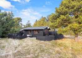 Roligt beliggende, lille sommerhus med panoramaudsigt i Ho. Kat. nr.:  61055, Sønderballevej 10;