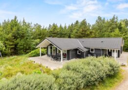 Lyst og indbydende feriehus med sauna og ugeneret beliggenhed