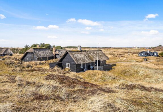 Stråtækt feriehus i naturskønne omgivelser til 4 personer i Fanø Bad