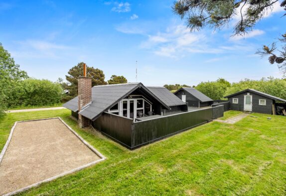Fanø: Gemütliches Haus in Rindby mit geschützter Terrasse