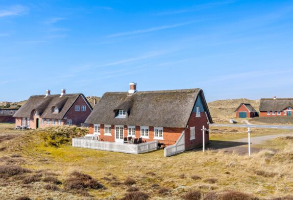 Strandnahes Reetdachhaus mit Sauna in Sønderho auf Fanø