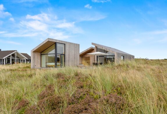 Arkitekttegnet sommerhus til 6 personer på Fanø