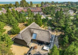 Modernes Reetdachhaus mit Sauna, Whirlpool und großer Terrasse