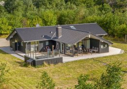 Moderne feriehus med indendørs spa, sauna og vildmarksbad