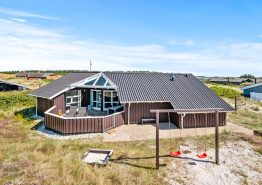 Ferienhaus mit geschlossener Terrasse für 6 Personen und 1 Hund