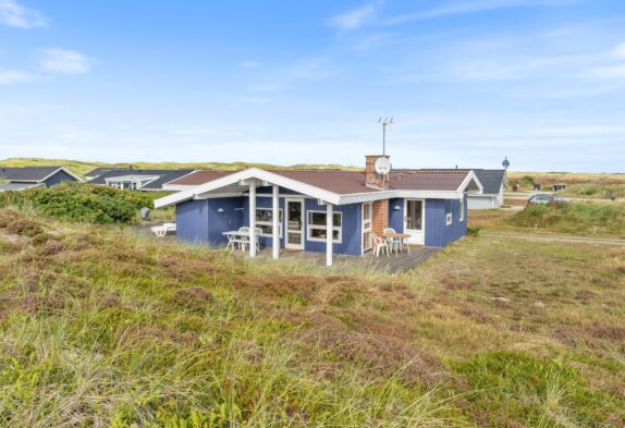 6-personers feriehus nær Vesterhavet