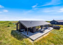 Moderne sommerhus med sauna, udespa og udebruser