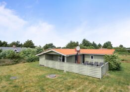 Ferienhaus mit geschlossener Terrasse in schöner Lage