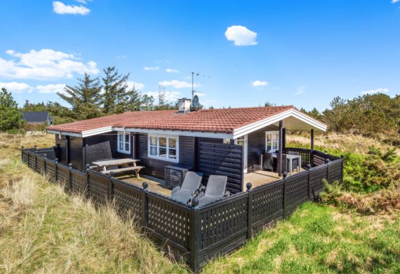 Hyggeliges Ferienhaus mit Sauna und geschlossener Terrasse