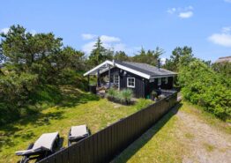 Strandnahes Ferienhaus in den Dünen mit Kamin