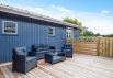 Sommerhus i Bjerregård med lukket terrasse, udespa og shelter (billede 38)