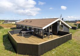 Sommerhus med lukket terrasse til familien med hund