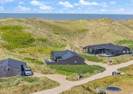 Feriehus i Bjerregård med sauna og kun 50m til havet