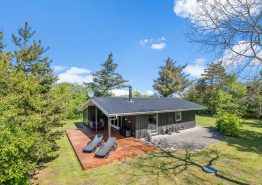 Ferienhaus mit Kaminofen in schöner Lage in Bjerregård