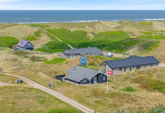 Velholdt feriehus i Årgab med spabad og sauna