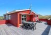 Feriehus med brændeovn og dejlig terrasse 300 fra stranden (billede 21)
