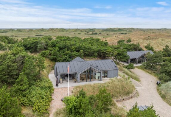 Luxusferienhaus mit Panoramaaussicht über Hvide Sande und Fjord