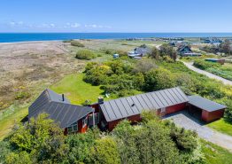 Ferienhaus mit Panoramaaussicht auf den Ringkøbing Fjord