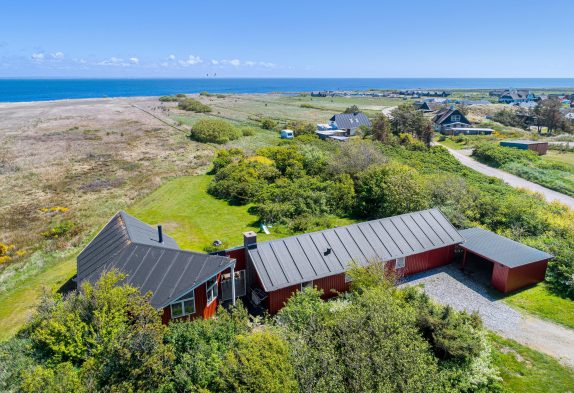 Ferienhaus mit Panoramaaussicht auf den Ringkøbing Fjord