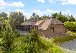 Reetgedecktes Ferienhaus mit Whirlpool, 2 Hunde erlaubt
