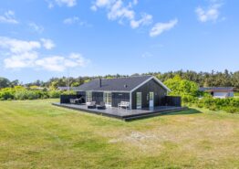 Modernes Ferienhaus mit Wellnessbereich und Spielgeräten