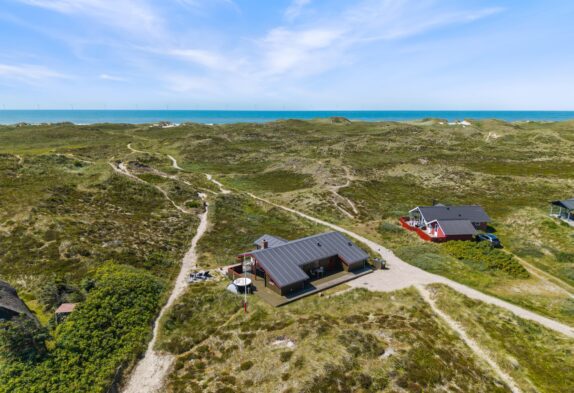 Haus mit geschlossener Terrasse und guter Lage, nah an den Dünen