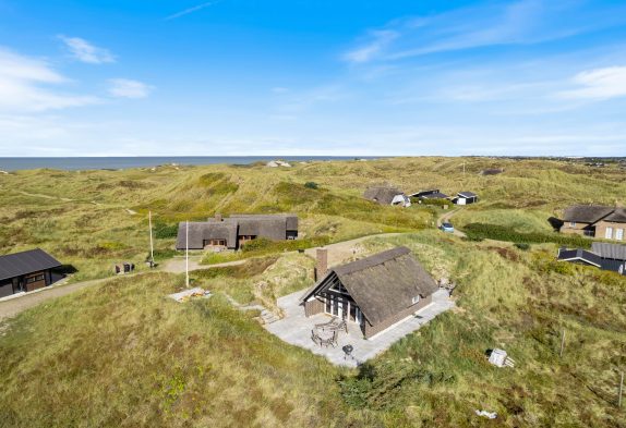 Gemütliches, strandnahes Ferienhaus in Klegod mit Meerblick